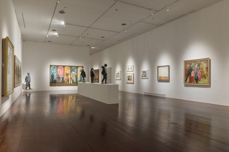 “青春萬歲——新中國美術的青年時代”展覽現場。中央美術學院供圖