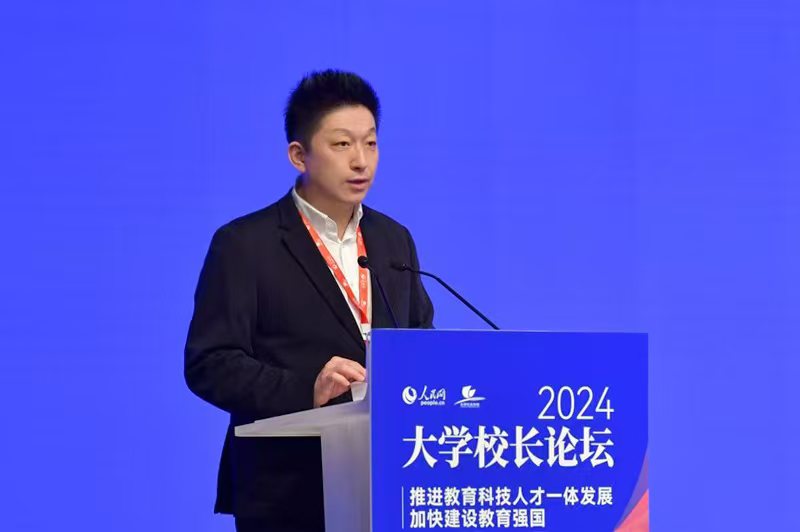 沈陽音樂學院黨委副書記、院長田彥出席論壇并發言。人民網記者 任峰濤攝人民網