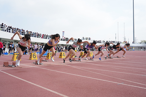 北京市朝陽區“雙奧朝陽”第六十五屆中小學春季田徑運動會。北京市朝陽區青少年活動中心供圖