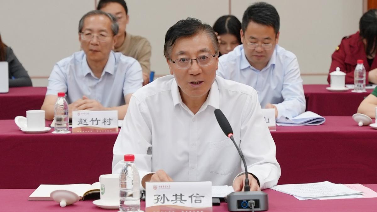 中國工程院院士、中國農業大學校長孫其信。校方供圖