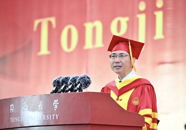 同濟大學校長、中國科學院院士楊金龍。校方供圖