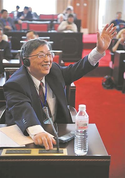圖① 胡思得參加國際軍控大會。