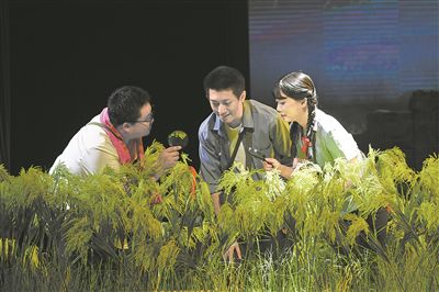 原創話劇《袁隆平》劇照。 龍帆攝